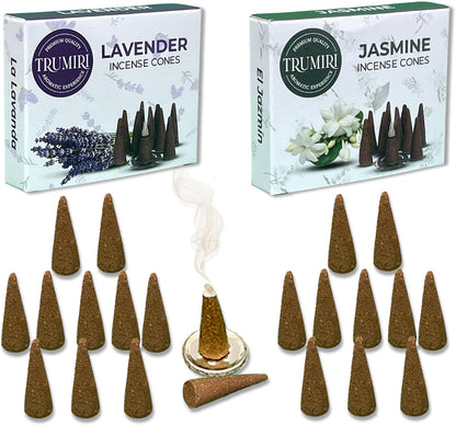 Incense Cones Combo Pack - 10 Cedar   10 Pine Scented Cones