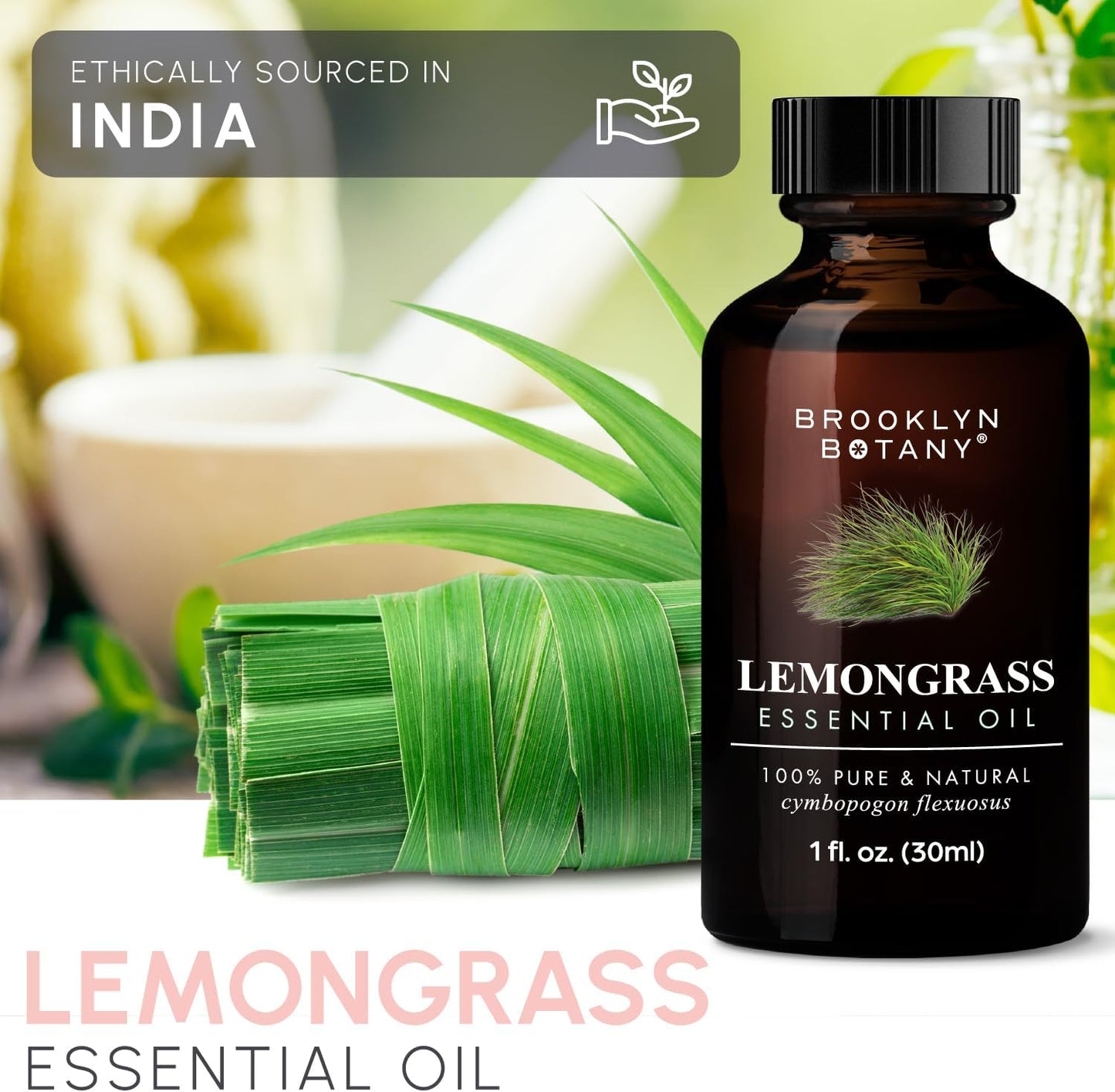 Brooklyn Botany Peppermint Essential Oil - 100% Pure and Natural - Premium Grade with Dropper - for Aromatherapy and Diffuser