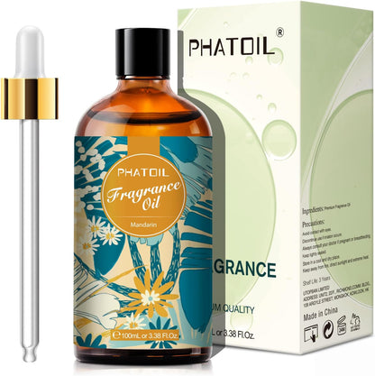 PHATOIL 3.38 FL.OZ Coconut & Vanilla Fragrance Oils for Aromatherapy, Essential Oils for Diffusers for Home, Perfect for Diffuser, Yoga, DIY Candle and Soap Making - 100ml