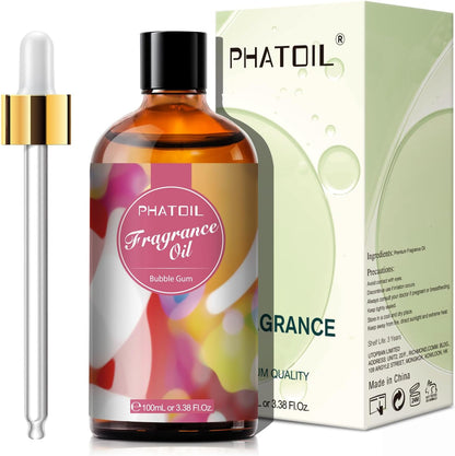 PHATOIL 3.38 FL.OZ Coconut & Vanilla Fragrance Oils for Aromatherapy, Essential Oils for Diffusers for Home, Perfect for Diffuser, Yoga, DIY Candle and Soap Making - 100ml