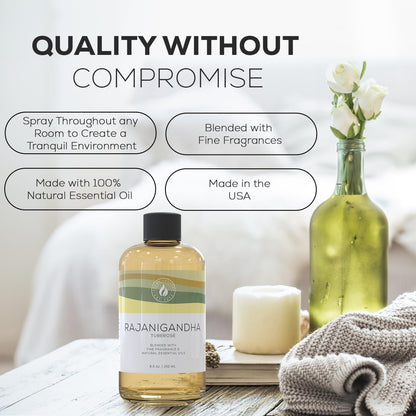 Aroma Country White Tea Diffuser Oil - Luxury Essential Oils for Diffuser Refill & Air Freshener Room Spray, Long-Lasting, Natural Home Fragrance and Hotel Scent for Diffusers & Machines - 8.5 Fl. oz