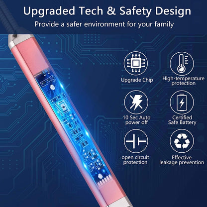 MEIRUBY Electric Candle Lighter - Stocking Stuffers for Adults Women Men Wife Nana, USB Arc Rechargeable Windproof Long Lighter for Candle, Birthday for Women Men Mom Wife Sister Nana