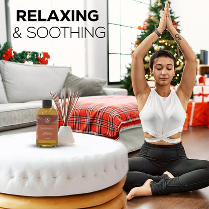 Aroma Country White Tea Diffuser Oil - Luxury Essential Oils for Diffuser Refill & Air Freshener Room Spray, Long-Lasting, Natural Home Fragrance and Hotel Scent for Diffusers & Machines - 8.5 Fl. oz