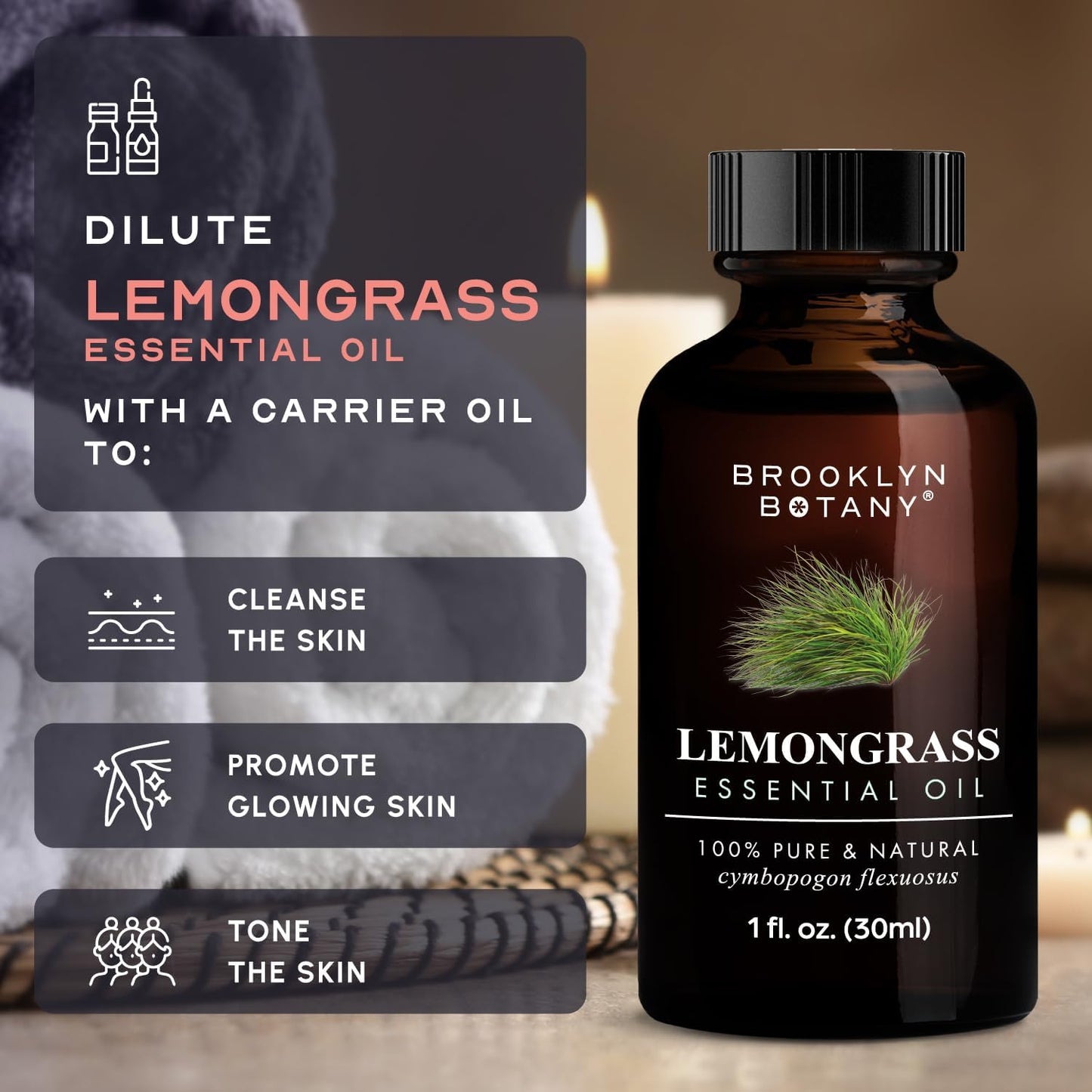 Brooklyn Botany Peppermint Essential Oil - 100% Pure and Natural - Premium Grade with Dropper - for Aromatherapy and Diffuser