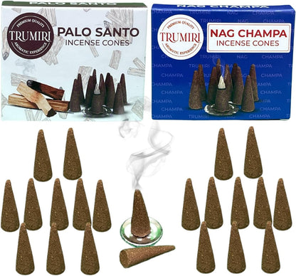 Incense Cones Combo Pack - 10 Cedar   10 Pine Scented Cones