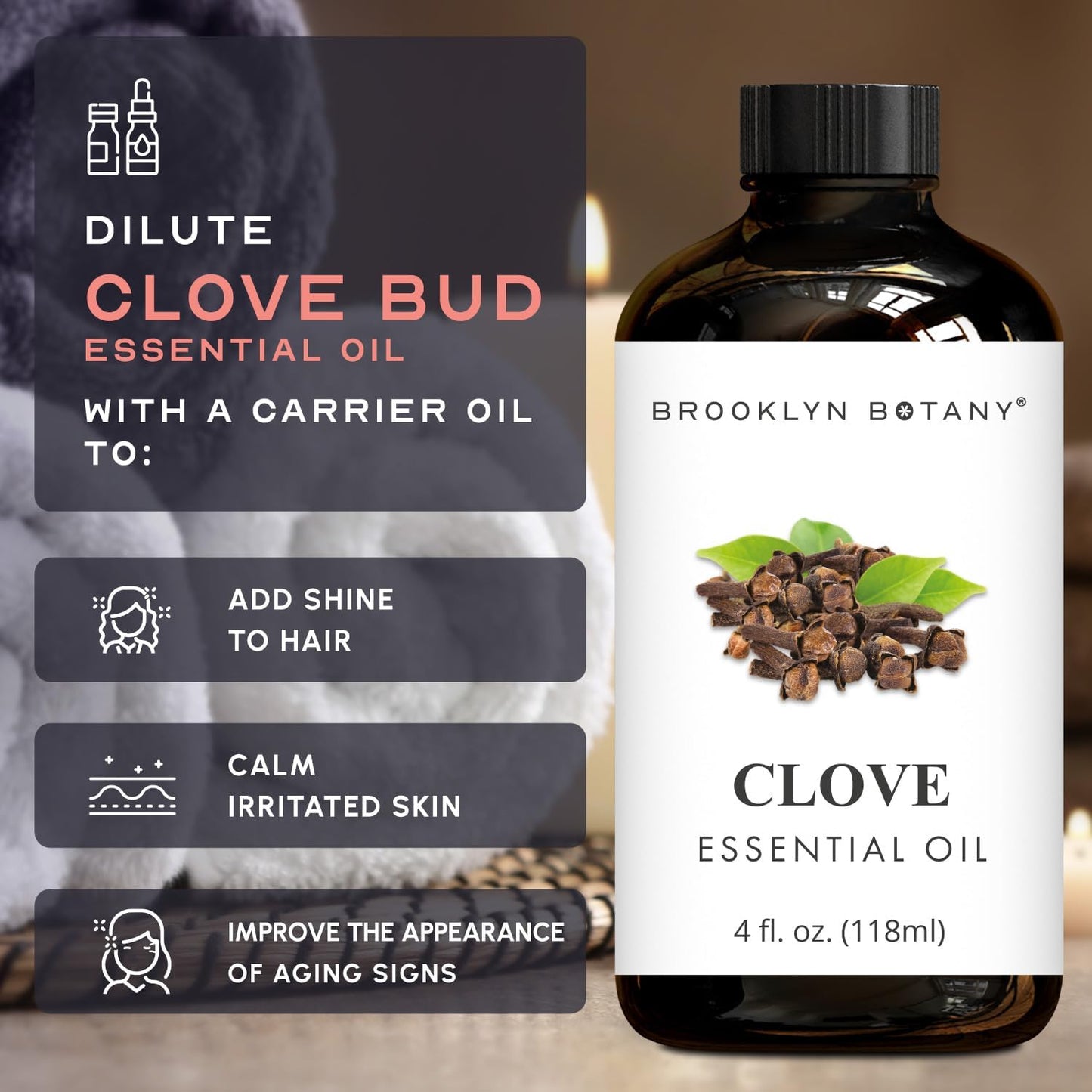 Brooklyn Botany Peppermint Essential Oil - 100% Pure and Natural - Premium Grade with Dropper - for Aromatherapy and Diffuser