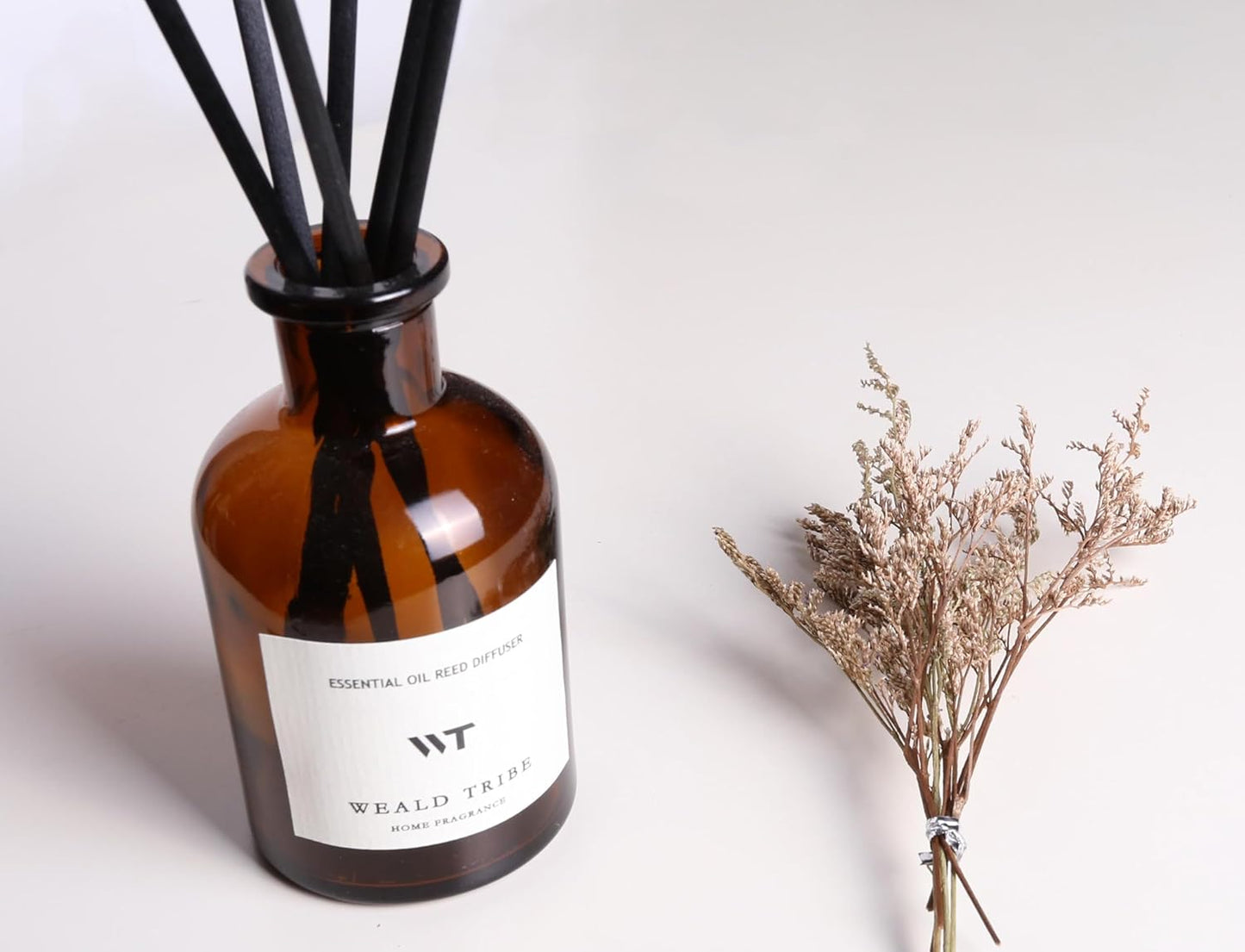 WEALD TRIBE Flower Reed Diffuser Set Eucalyptus & Lavender Scent