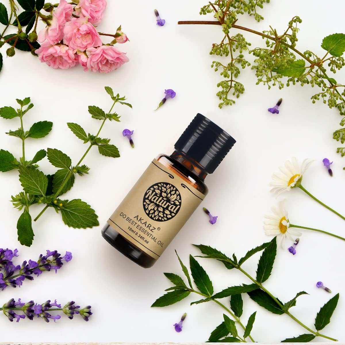 AKARZ Musk Essential Oil Natural Organic Pure Premium Musk Oil 0.34 Fl Oz (10ml)