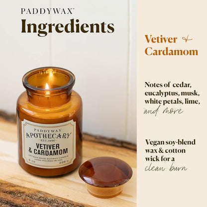 Paddywax Scented Candles Artisan Apothecary Candle, 8-Ounce