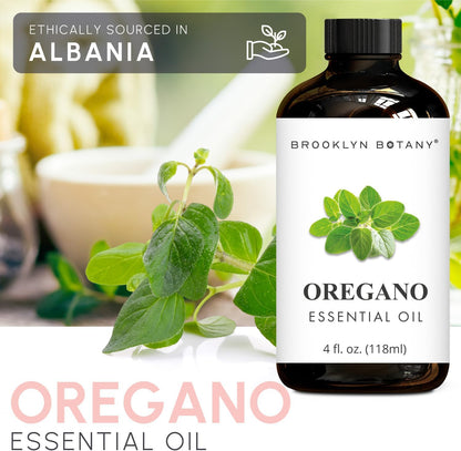 Brooklyn Botany Peppermint Essential Oil - 100% Pure and Natural - Premium Grade with Dropper - for Aromatherapy and Diffuser