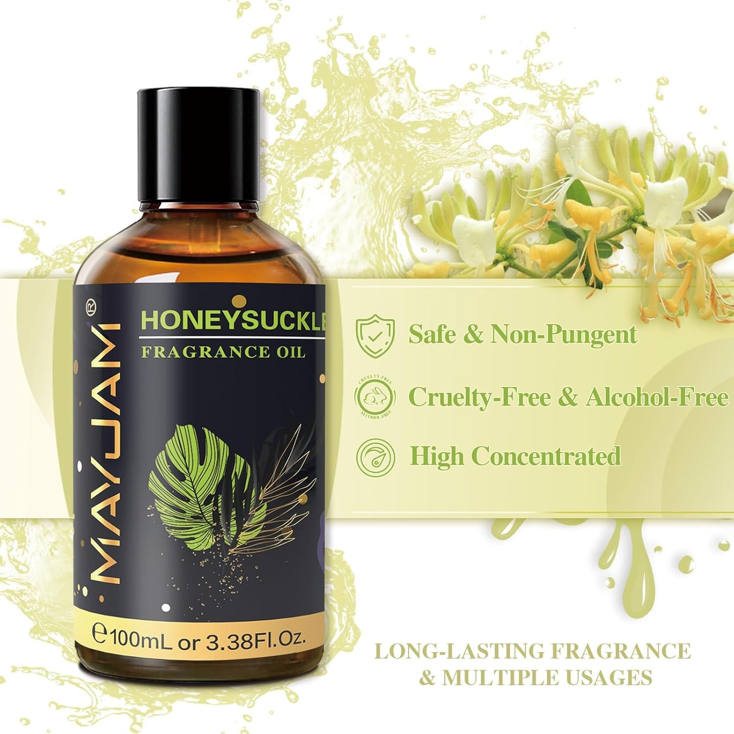 MAYJAM Essential Oil for Diffusers, Essential Oil with Premium Glass Dropper