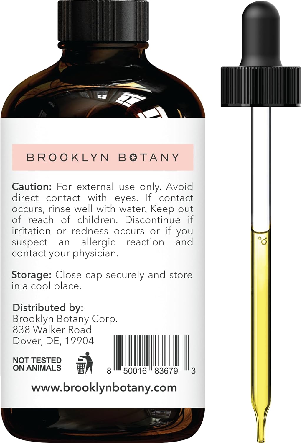 Brooklyn Botany Peppermint Essential Oil - 100% Pure and Natural - Premium Grade with Dropper - for Aromatherapy and Diffuser