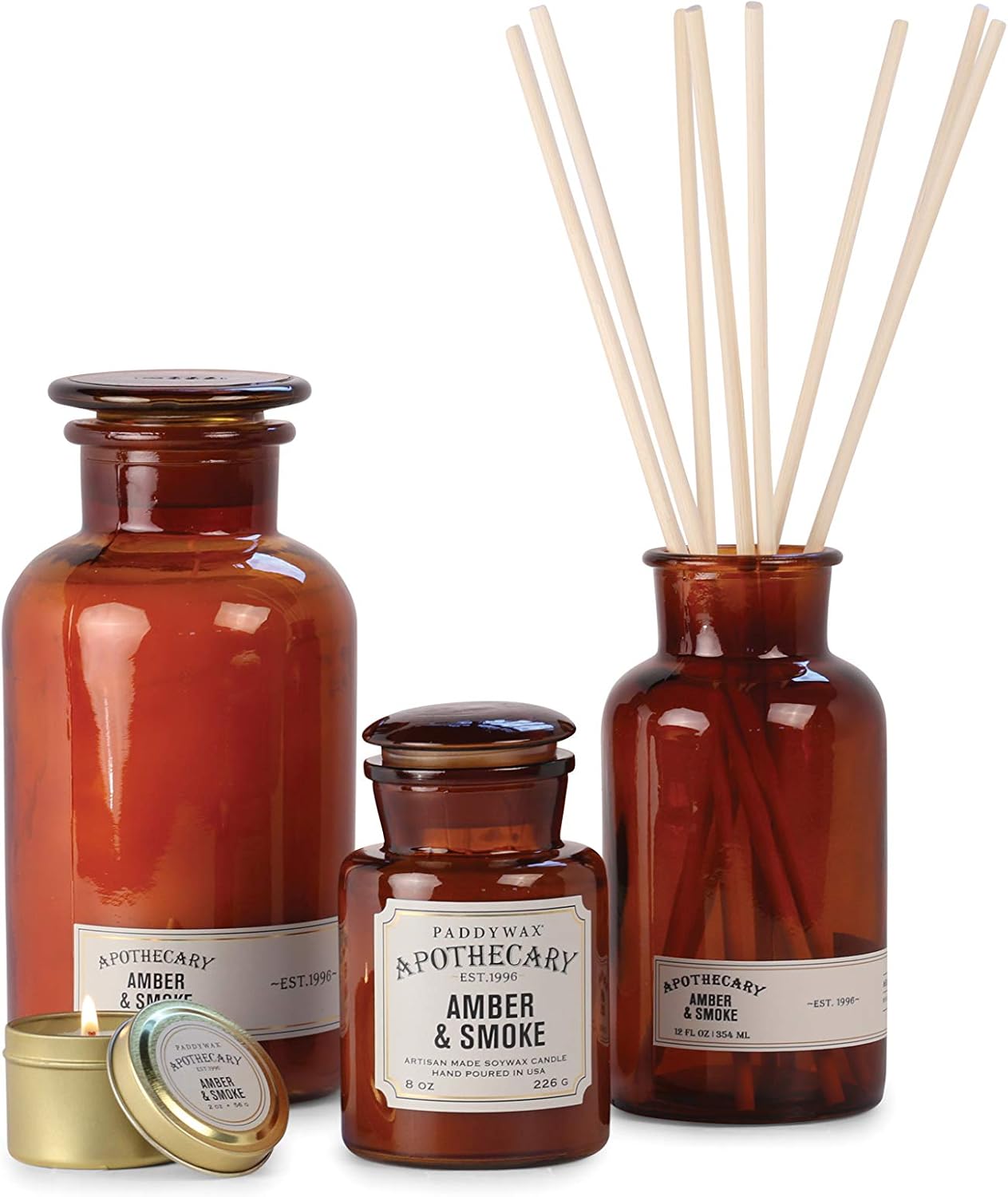 Paddywax Scented Candles Artisan Apothecary Candle, 8-Ounce