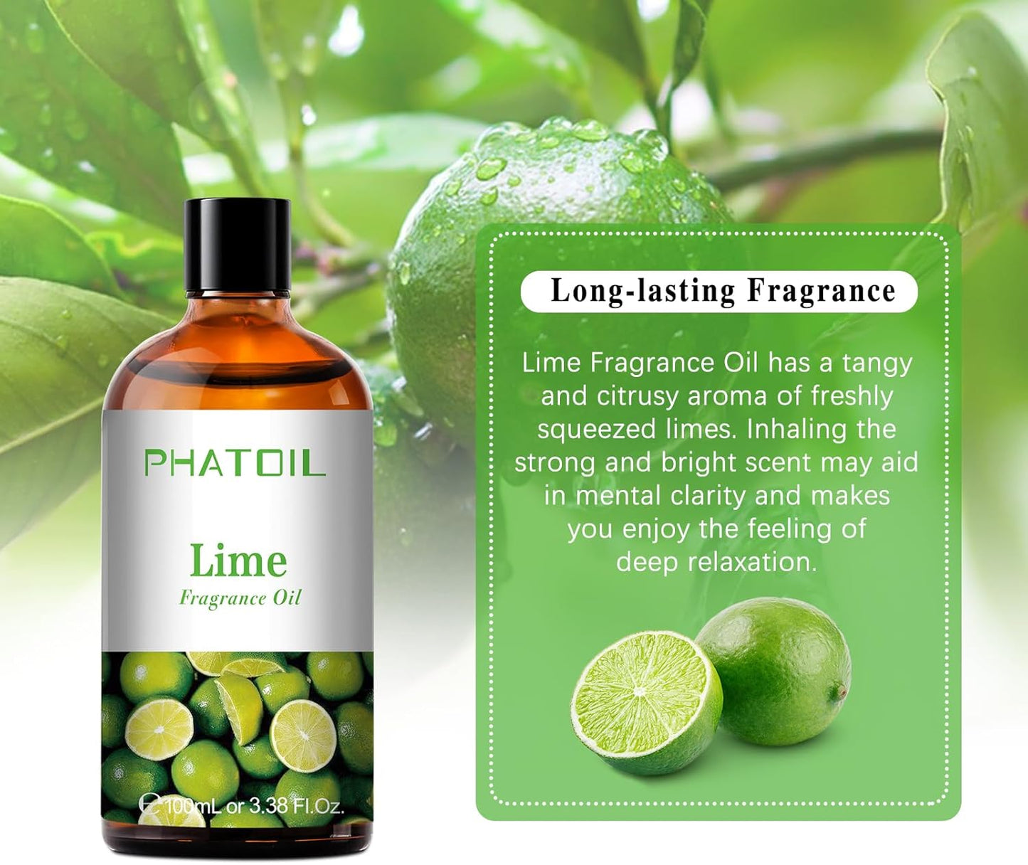 PHATOIL 3.38 FL.OZ Coconut & Vanilla Fragrance Oils for Aromatherapy, Essential Oils for Diffusers for Home, Perfect for Diffuser, Yoga, DIY Candle and Soap Making - 100ml