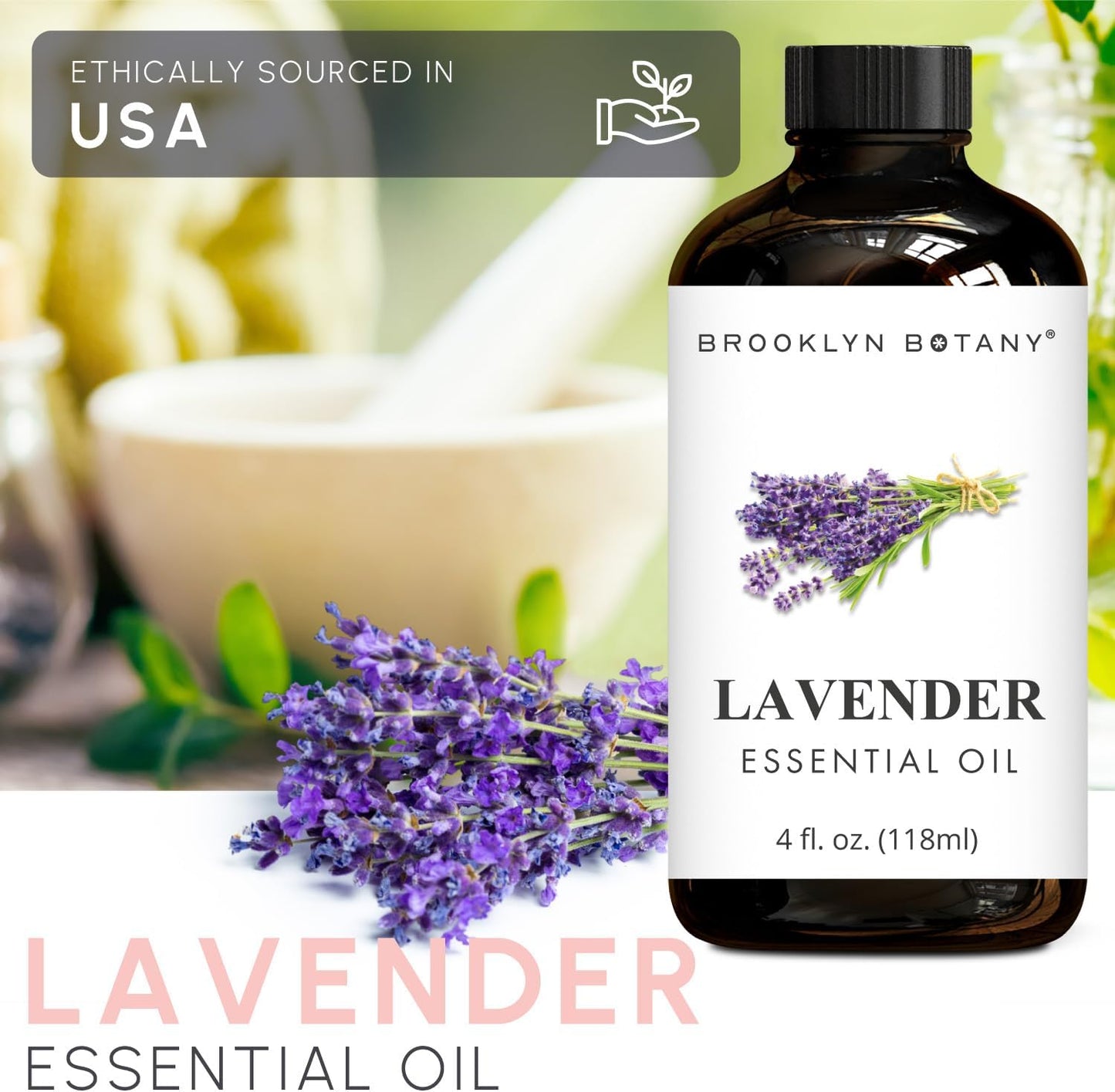 Brooklyn Botany Peppermint Essential Oil - 100% Pure and Natural - Premium Grade with Dropper - for Aromatherapy and Diffuser