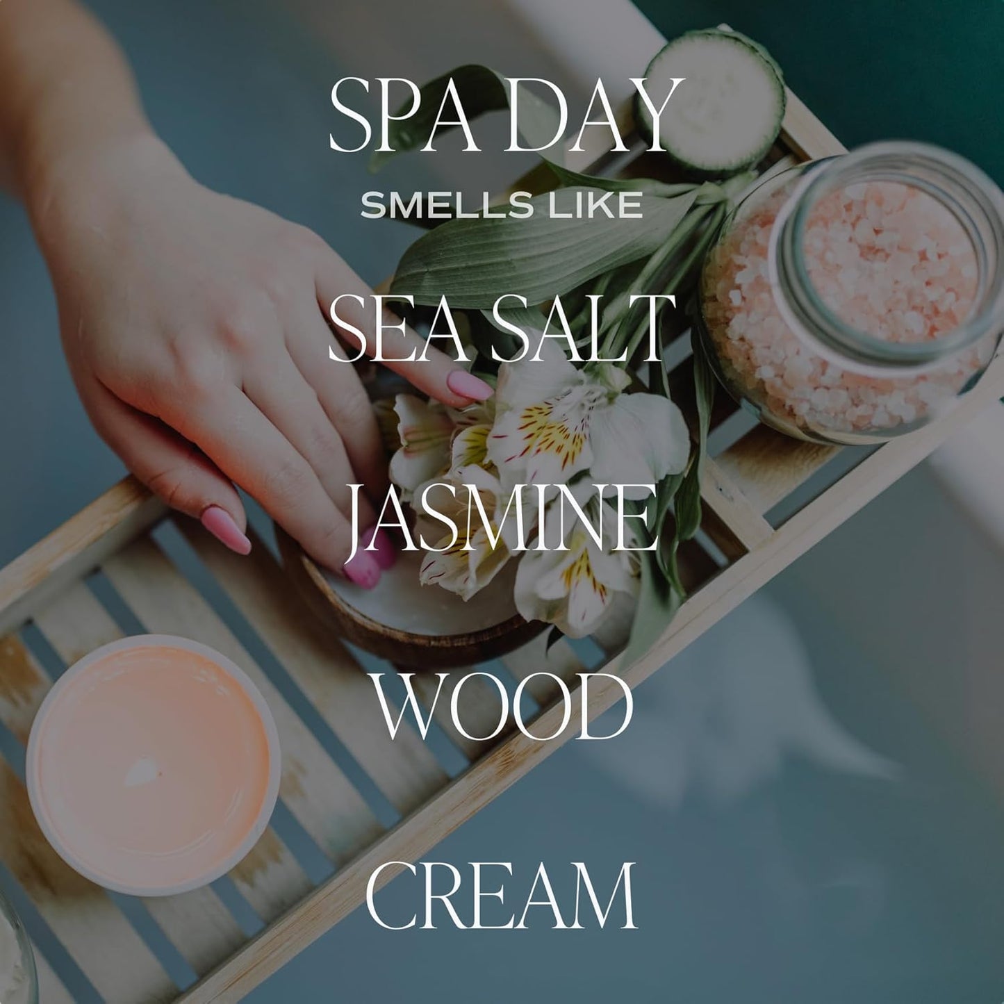 Sweet Water Decor Salt & Sea Reed Diffuser Set - Sea Salt Citrus & Musk Amber Scent Diffuser - Reed Diffusers for Home with Long Lasting Fragrance - Non-Toxic Oil Reed Diffuser - Made in the USA