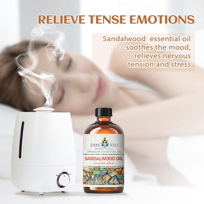 EVOKE OCCU 4 Fl Oz Vanilla Essential Oil, Pure Vanilla Oil for Diffuser, Skin, Humidifier and Relaxation - 118ML