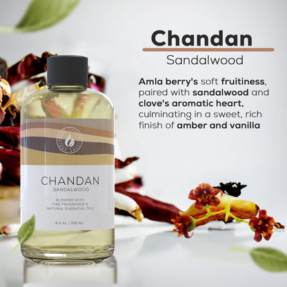 Aroma Country White Tea Diffuser Oil - Luxury Essential Oils for Diffuser Refill & Air Freshener Room Spray, Long-Lasting, Natural Home Fragrance and Hotel Scent for Diffusers & Machines - 8.5 Fl. oz