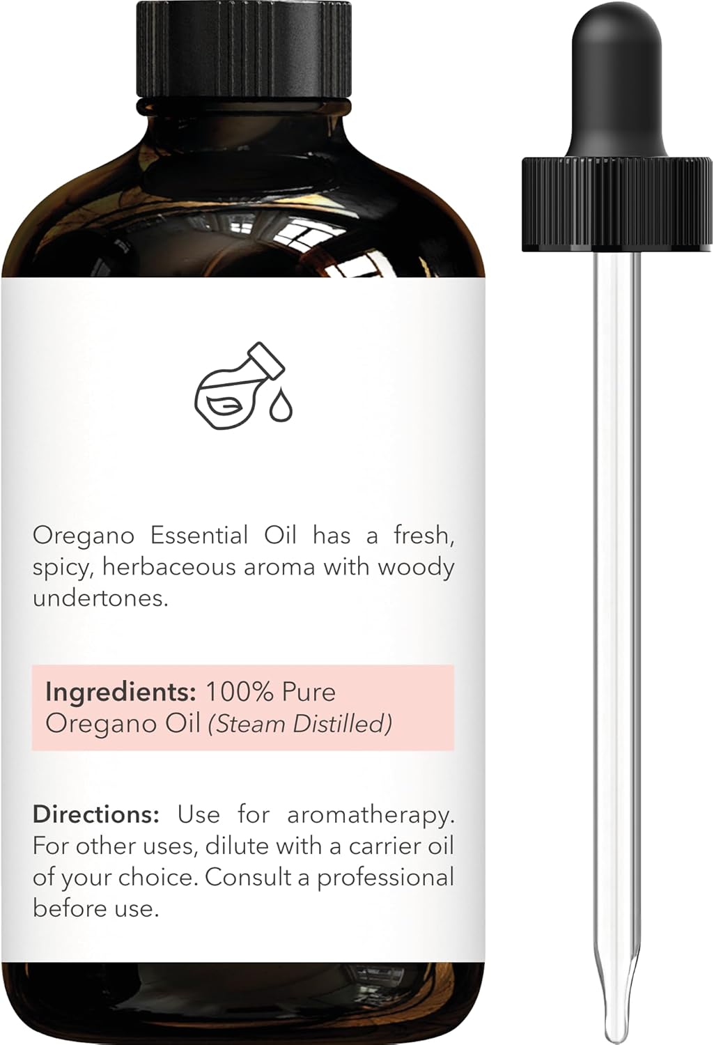 Brooklyn Botany Peppermint Essential Oil - 100% Pure and Natural - Premium Grade with Dropper - for Aromatherapy and Diffuser
