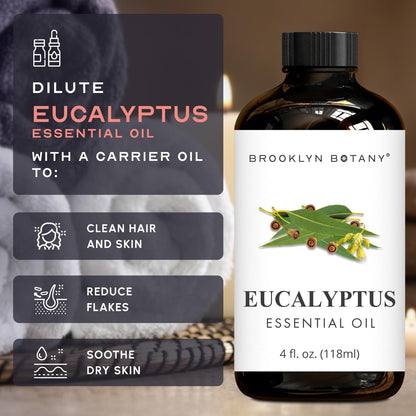 Brooklyn Botany Peppermint Essential Oil - 100% Pure and Natural - Premium Grade with Dropper - for Aromatherapy and Diffuser