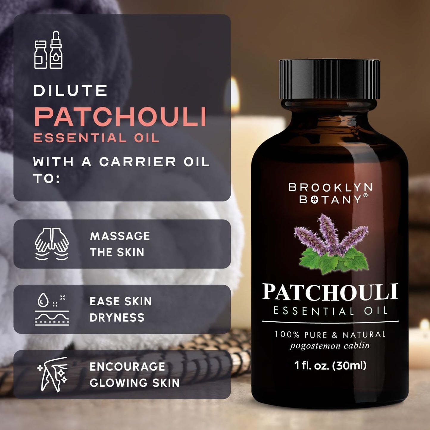 Brooklyn Botany Peppermint Essential Oil - 100% Pure and Natural - Premium Grade with Dropper - for Aromatherapy and Diffuser