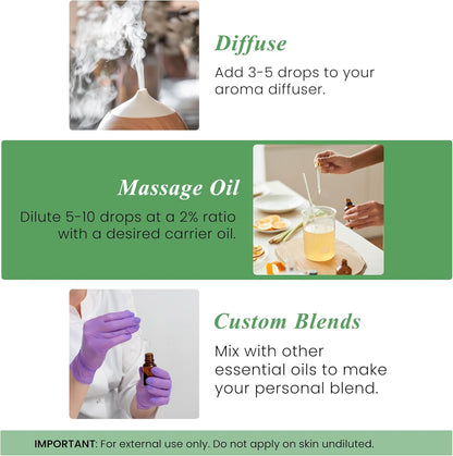 Lavender Essential Oil - Huge 4 Fl Oz - 100% Pure and Natural - Premium Grade Essential Oil for Diffuser and Aromatherapy