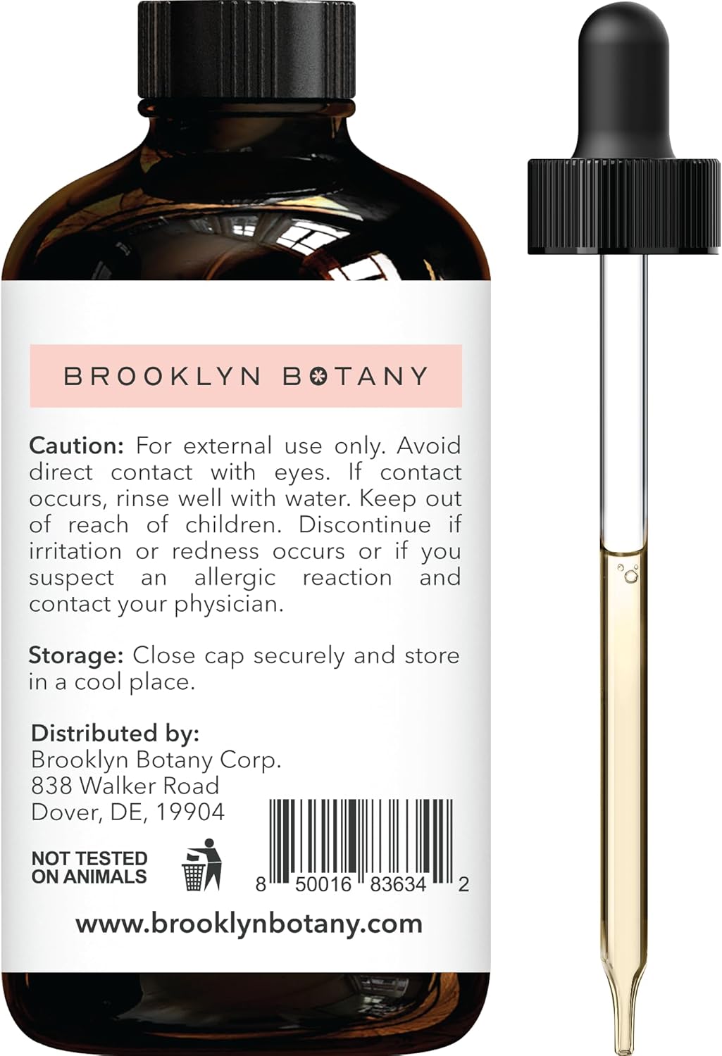 Brooklyn Botany Peppermint Essential Oil - 100% Pure and Natural - Premium Grade with Dropper - for Aromatherapy and Diffuser