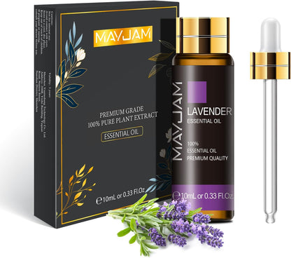MAYJAM Essential Oil for Diffusers, Essential Oil with Premium Glass Dropper