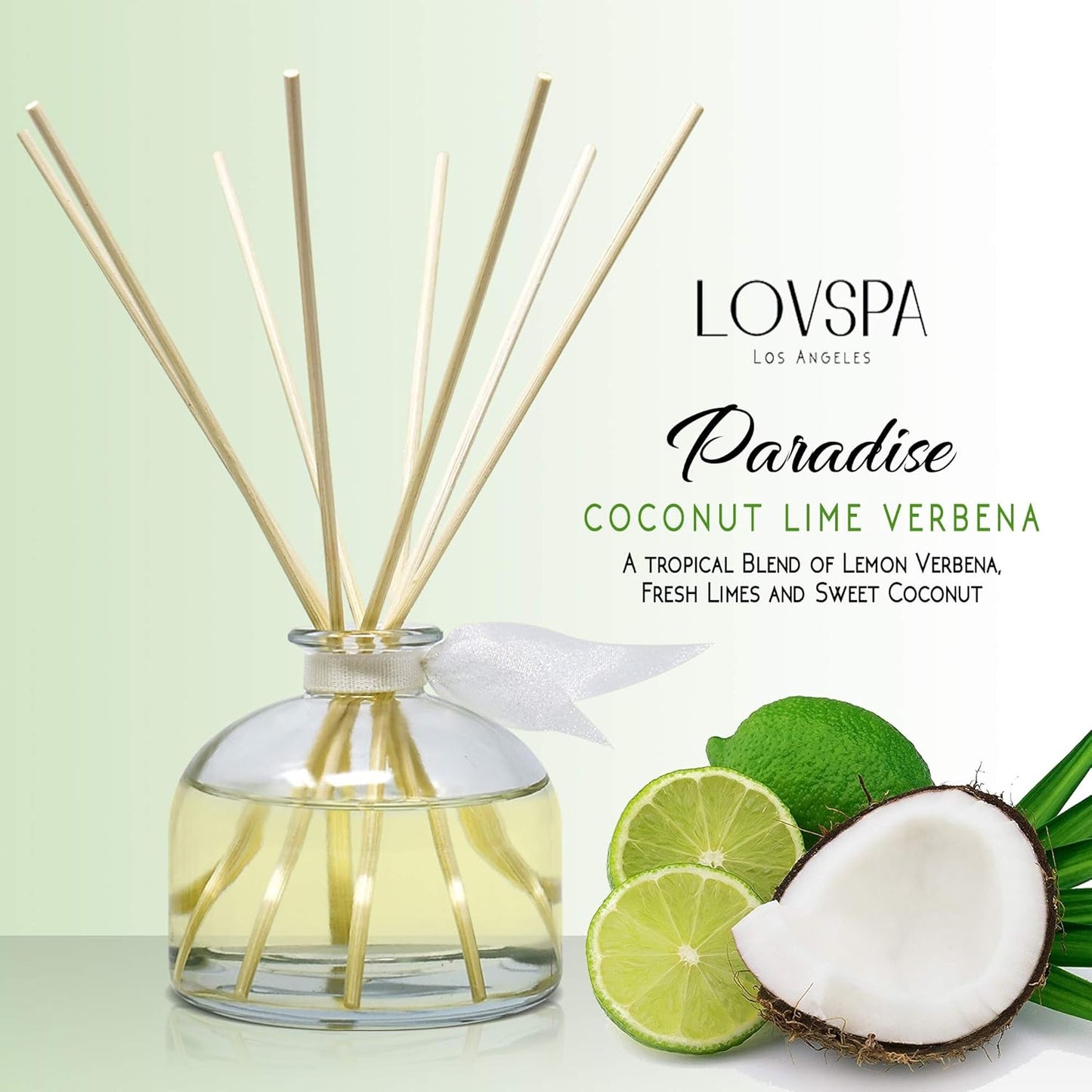 LOVSPA Eucalyptus Essential Oil Reed Diffuser Gift Set | Revive | Fresh Eucalyptus, Sage, Citrus, Bamboo & Mint | Great Aromatherapy Gift for Mom, Dad, Grandma or Aunt