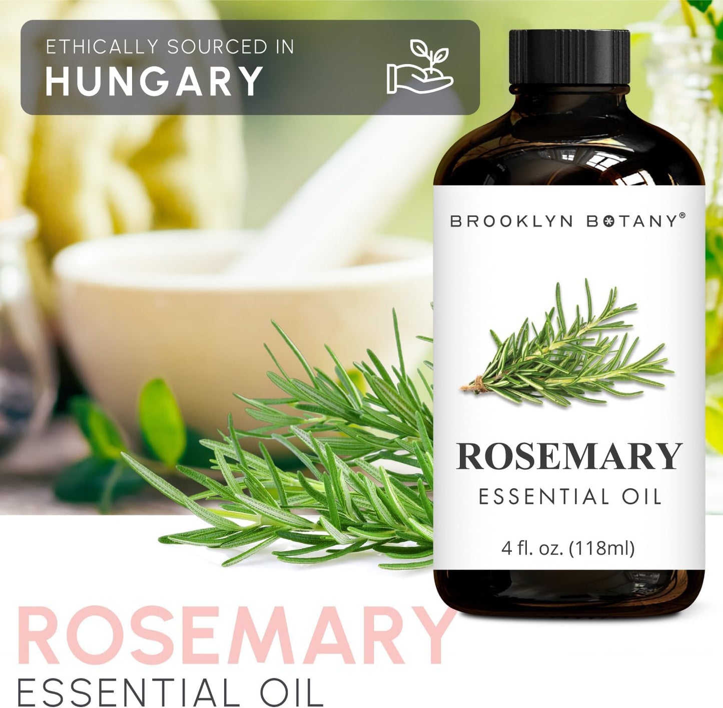 Brooklyn Botany Peppermint Essential Oil - 100% Pure and Natural - Premium Grade with Dropper - for Aromatherapy and Diffuser