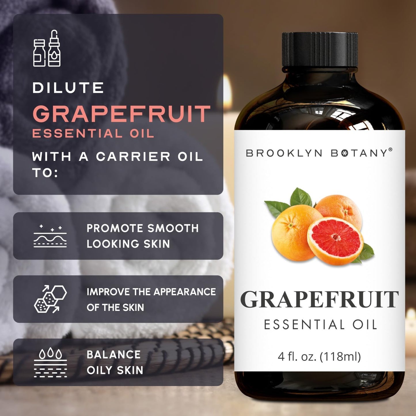 Brooklyn Botany Peppermint Essential Oil - 100% Pure and Natural - Premium Grade with Dropper - for Aromatherapy and Diffuser
