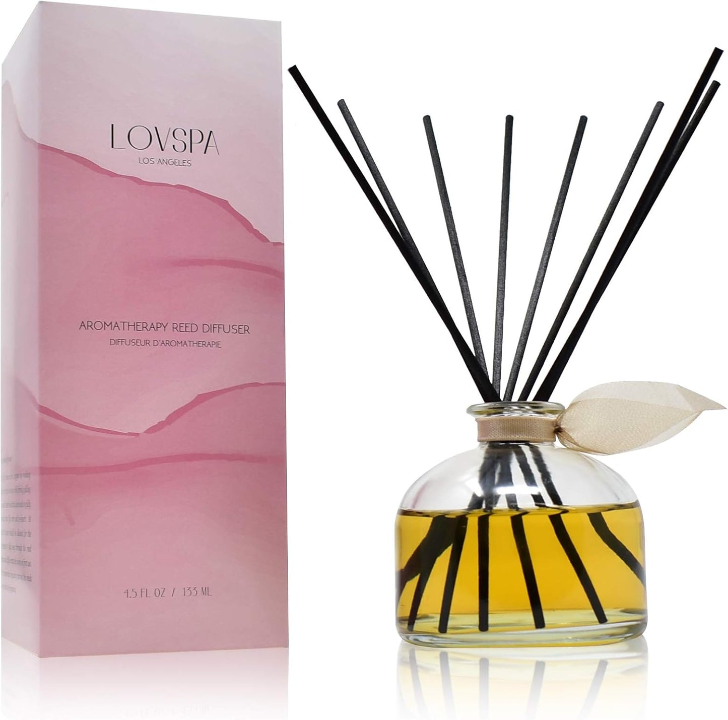 LOVSPA Eucalyptus Essential Oil Reed Diffuser Gift Set | Revive | Fresh Eucalyptus, Sage, Citrus, Bamboo & Mint | Great Aromatherapy Gift for Mom, Dad, Grandma or Aunt