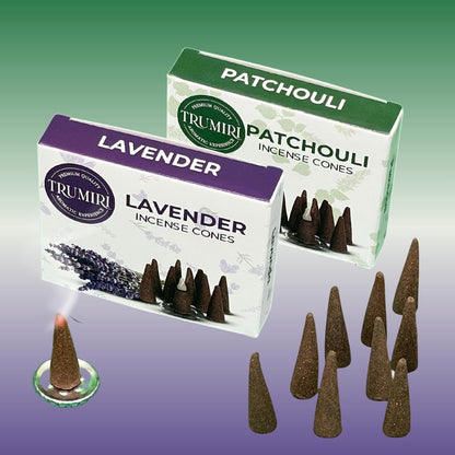 Incense Cones Combo Pack - 10 Cedar   10 Pine Scented Cones