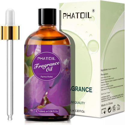 PHATOIL 3.38 FL.OZ Coconut & Vanilla Fragrance Oils for Aromatherapy, Essential Oils for Diffusers for Home, Perfect for Diffuser, Yoga, DIY Candle and Soap Making - 100ml