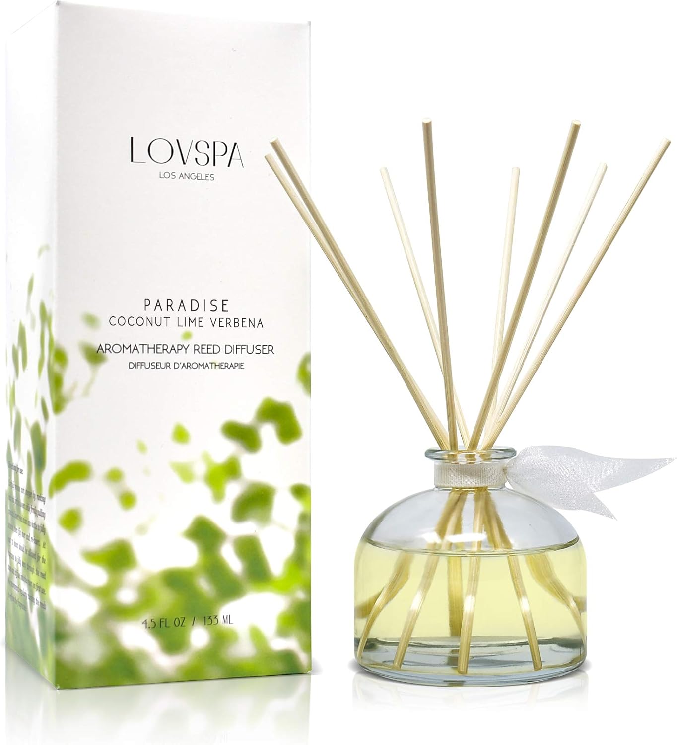 LOVSPA Eucalyptus Essential Oil Reed Diffuser Gift Set | Revive | Fresh Eucalyptus, Sage, Citrus, Bamboo & Mint | Great Aromatherapy Gift for Mom, Dad, Grandma or Aunt