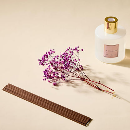 COCORRÍNA Reed Diffuser Set, Clean Linen Scented Diffuser with Sticks Home Fragrance Reed Diffuser for Bathroom Shelf Decor