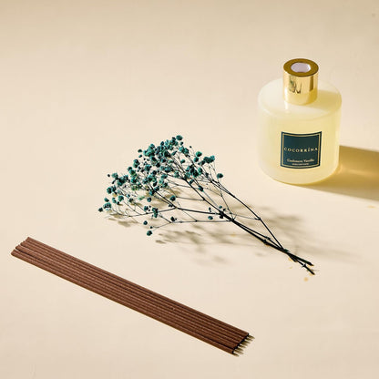 COCORRÍNA Reed Diffuser Set, Clean Linen Scented Diffuser with Sticks Home Fragrance Reed Diffuser for Bathroom Shelf Decor