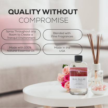 Aroma Country White Tea Diffuser Oil - Luxury Essential Oils for Diffuser Refill & Air Freshener Room Spray, Long-Lasting, Natural Home Fragrance and Hotel Scent for Diffusers & Machines - 8.5 Fl. oz