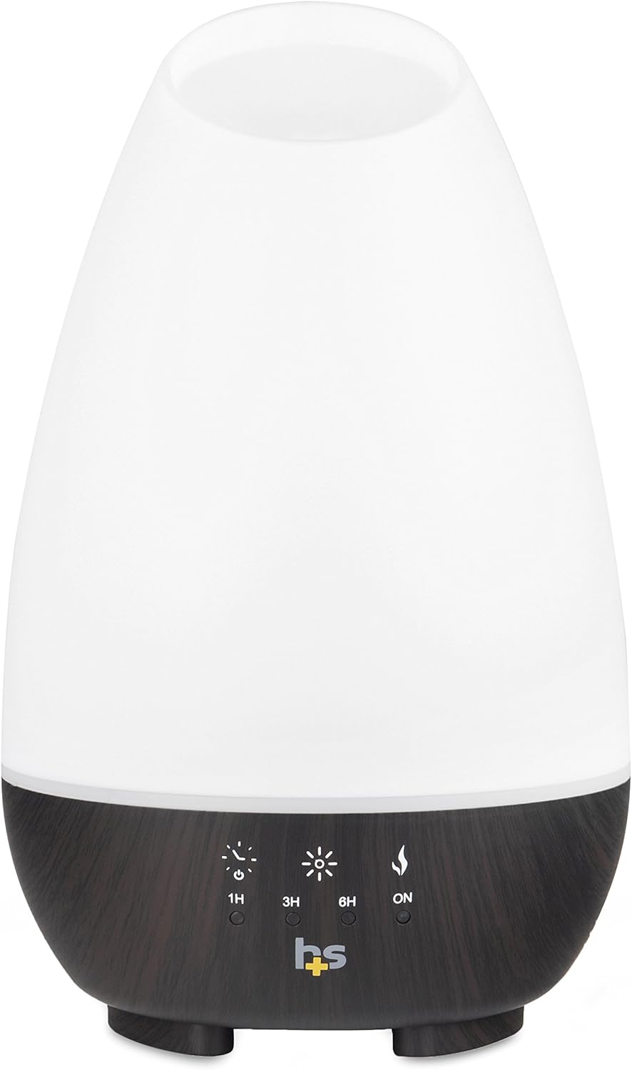 HealthSmart Essential Oil Diffuser, Cool Mist Humidifier and Aromatherapy Diffuser, FSA HSA Eligible with 500ML Tank for Large Rooms, Adjustable Timer, Mist Mode and 7 LED Light Colors, White