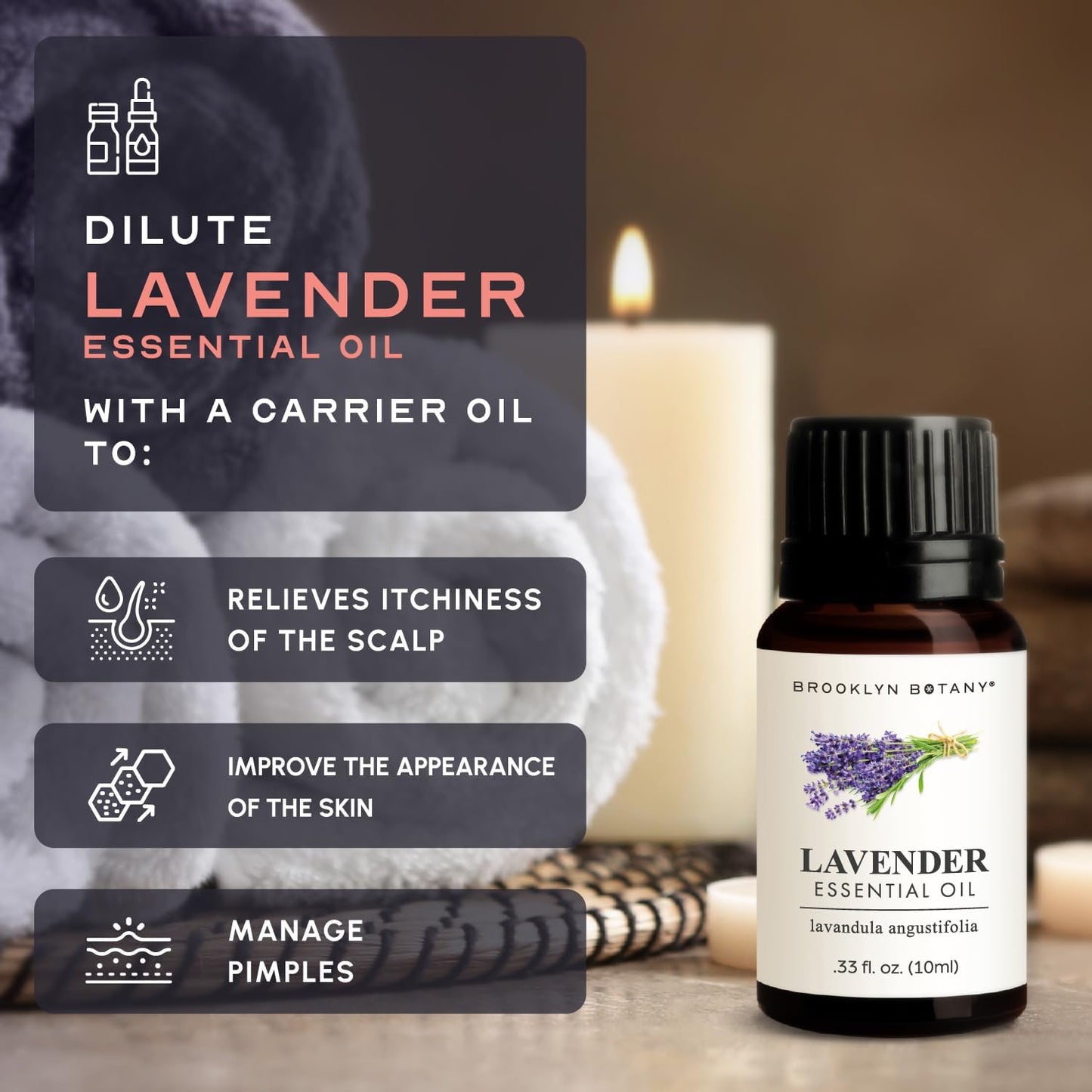 Brooklyn Botany Peppermint Essential Oil - 100% Pure and Natural - Premium Grade with Dropper - for Aromatherapy and Diffuser