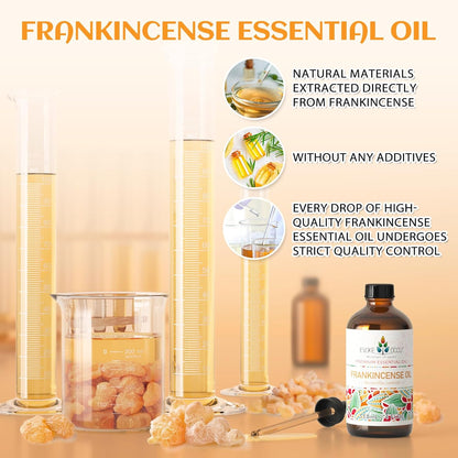 EVOKE OCCU 4 Fl Oz Vanilla Essential Oil, Pure Vanilla Oil for Diffuser, Skin, Humidifier and Relaxation - 118ML