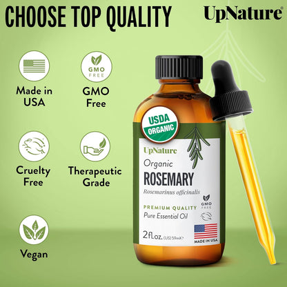 UpNature Organic Tea Tree Oil - 100% Pure Tea Tree Essential Oil