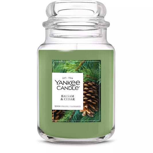 Yankee Candle® Balsam & Cedar Large Jar Scented Candle, 22oz