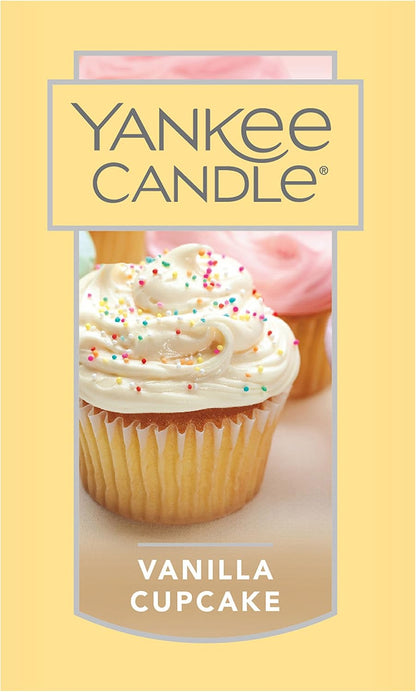 Yankee Candle | Vanilla Cupcake Scented Classic 22oz Large Jar Single Wick Candle, Over 110 Hours of Burn Time, Ideal for Creating Relaxing Ambience