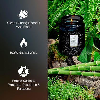 Voluspa Goji Tarocco Orange, Large Candle Jar, 18 oz, 100 Hour Burn Time, All Natural Wicks and Coconut Wax for Clean Burning, Vegan, Poured in the USA