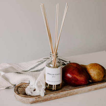 Sweet Water Decor Salt & Sea Reed Diffuser Set - Sea Salt Citrus & Musk Amber Scent Diffuser - Reed Diffusers for Home with Long Lasting Fragrance - Non-Toxic Oil Reed Diffuser - Made in the USA