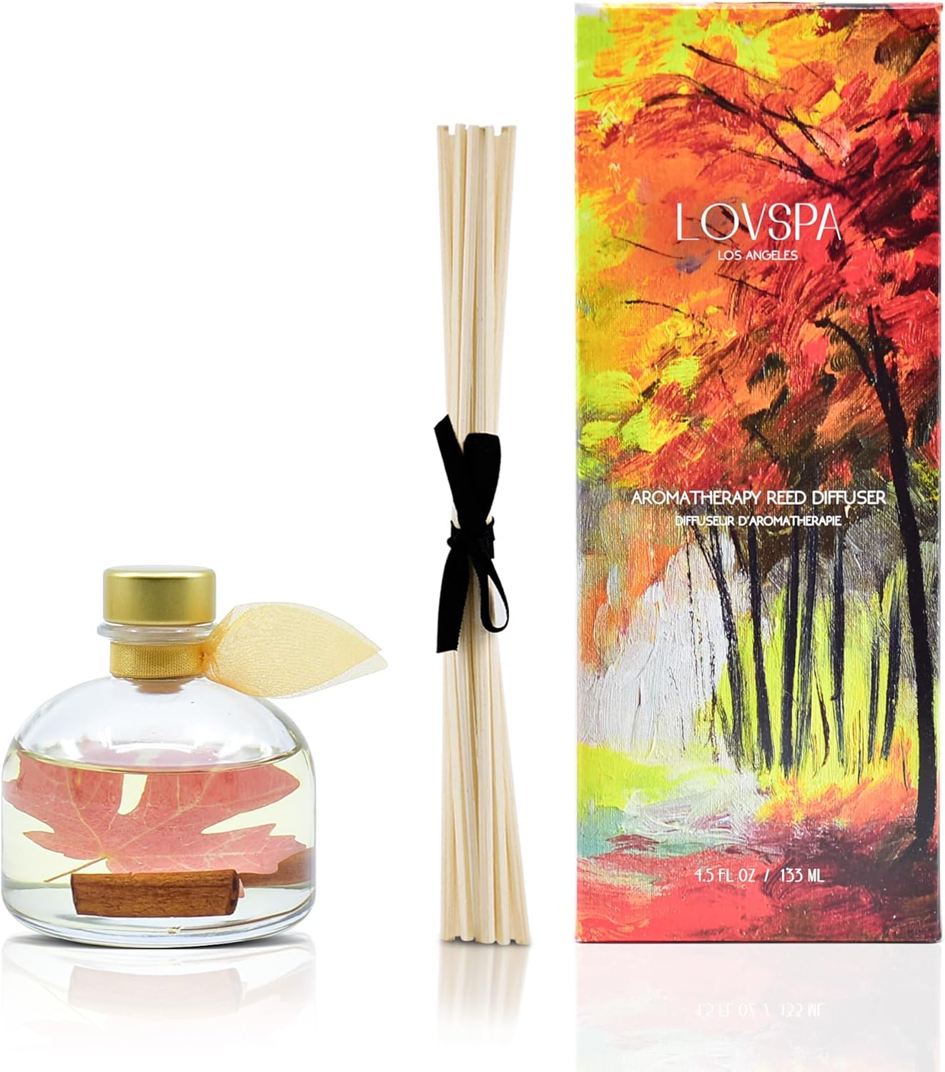 LOVSPA Eucalyptus Essential Oil Reed Diffuser Gift Set | Revive | Fresh Eucalyptus, Sage, Citrus, Bamboo & Mint | Great Aromatherapy Gift for Mom, Dad, Grandma or Aunt