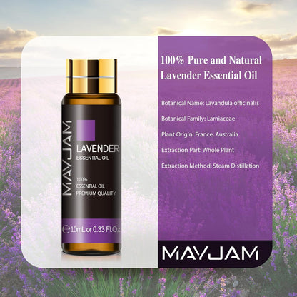 MAYJAM Essential Oil for Diffusers, Essential Oil with Premium Glass Dropper
