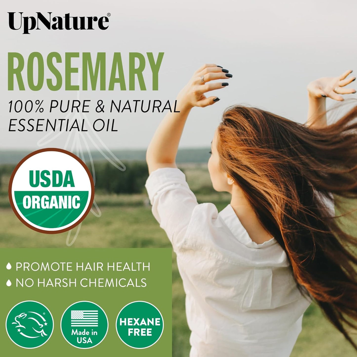 UpNature Organic Tea Tree Oil - 100% Pure Tea Tree Essential Oil