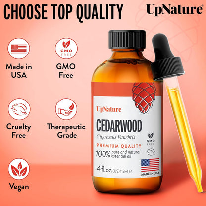 UpNature Organic Tea Tree Oil - 100% Pure Tea Tree Essential Oil
